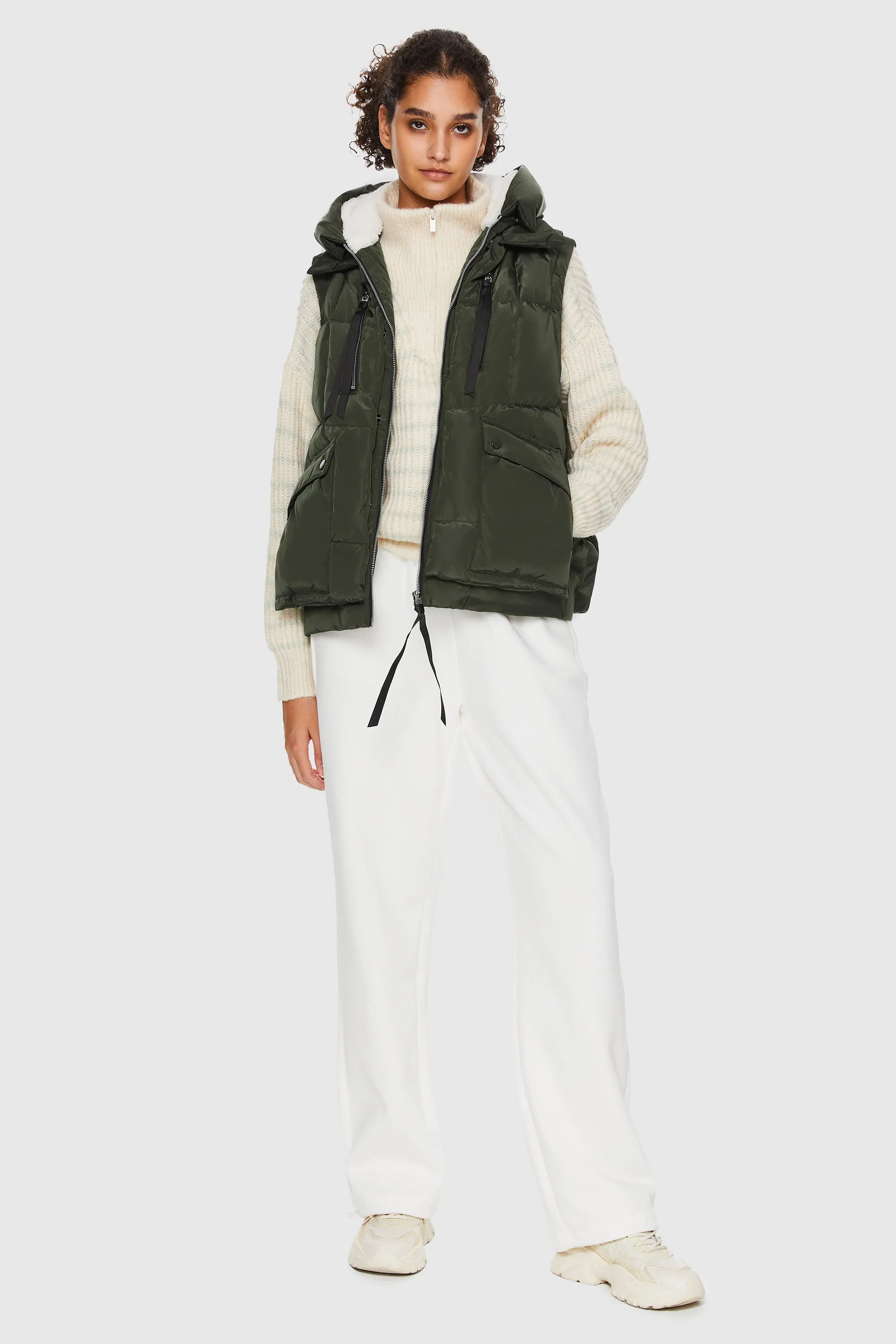 092 Classics Casual Cropped Winter Down Vest