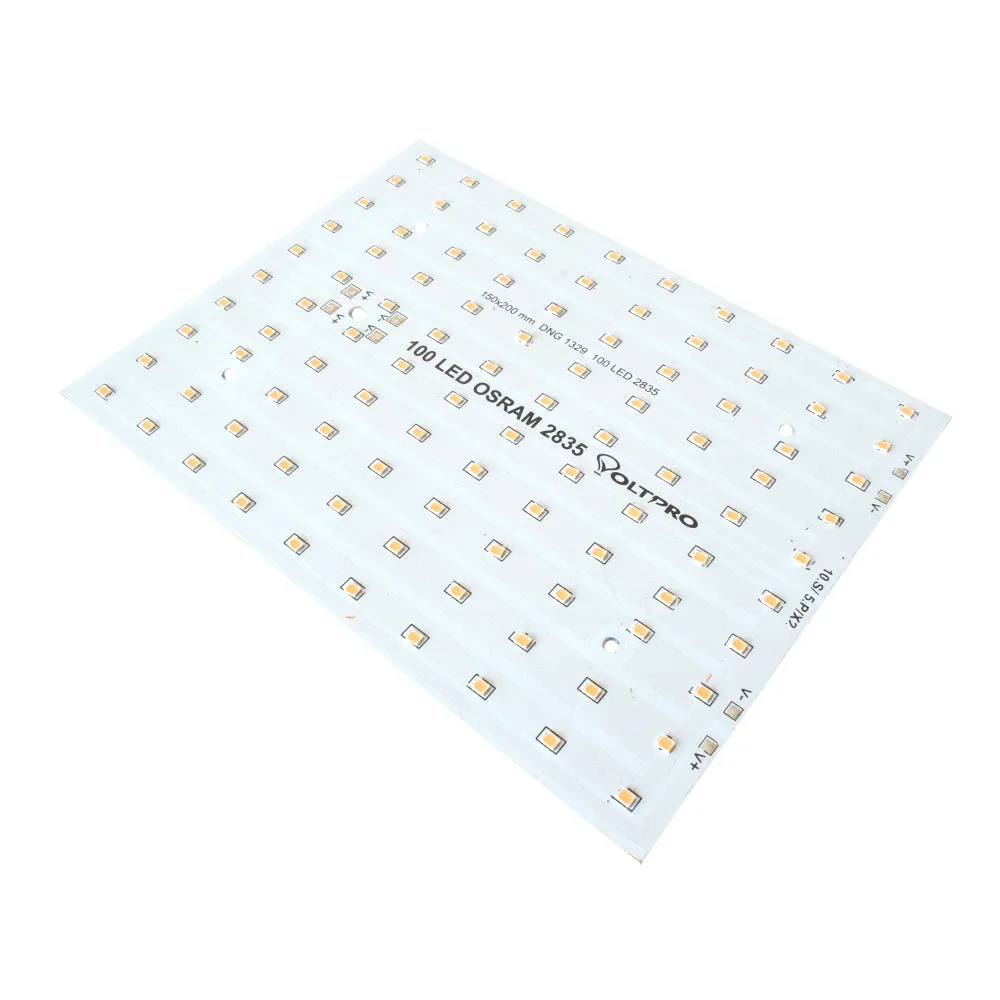 100W Warm White 150mm x 200mm Metal Core LED PCB For Street Light/Flood