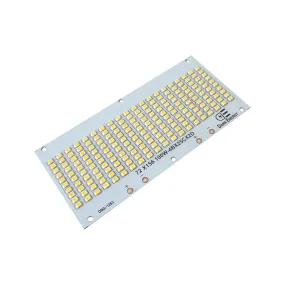 100W Warm White 156mm x 72mm Metal Core LED PCB