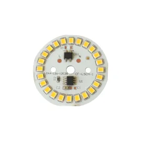 12W 220VAC Warm White DOB LED