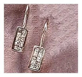 14k Winter Holiday Diamond Earrings