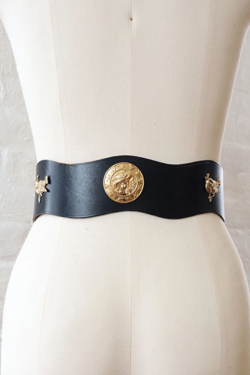 1950s Calderon Bird & Lady Medallion Waistbelt