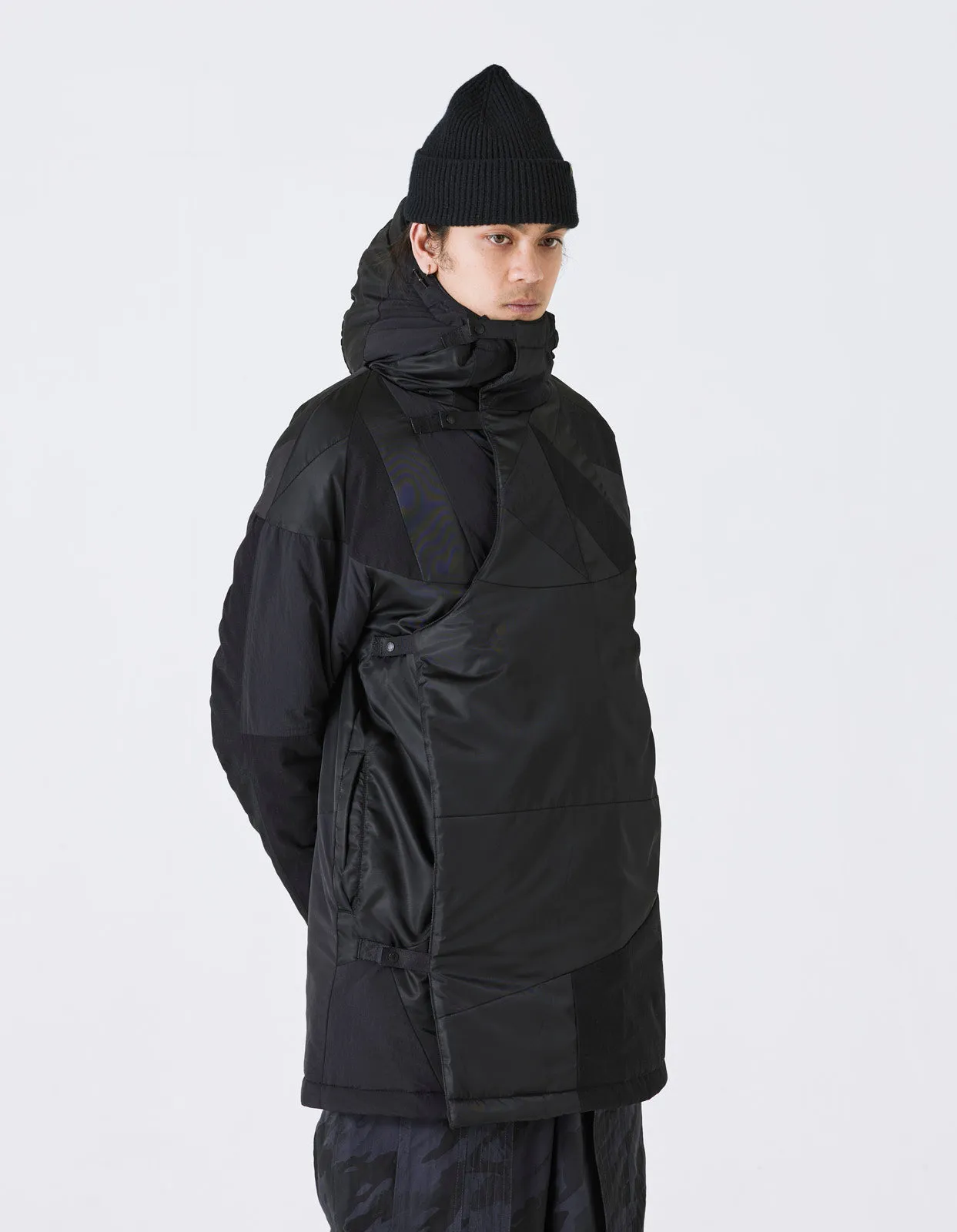 4158 TriQuilted Parka Black