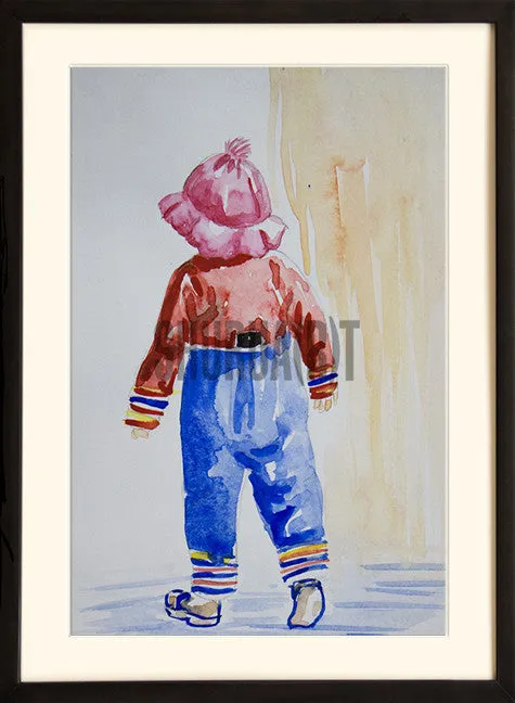 A Kid Wearing Winter Clothes