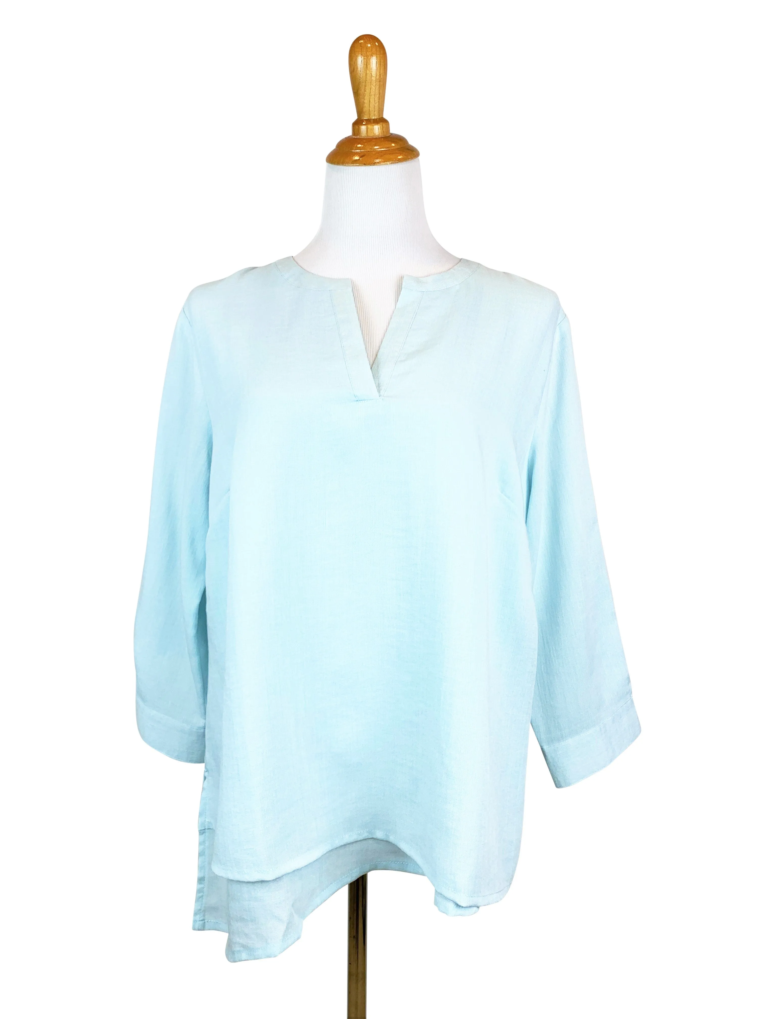 AA300 - Olivia Pullover Linen Blouse