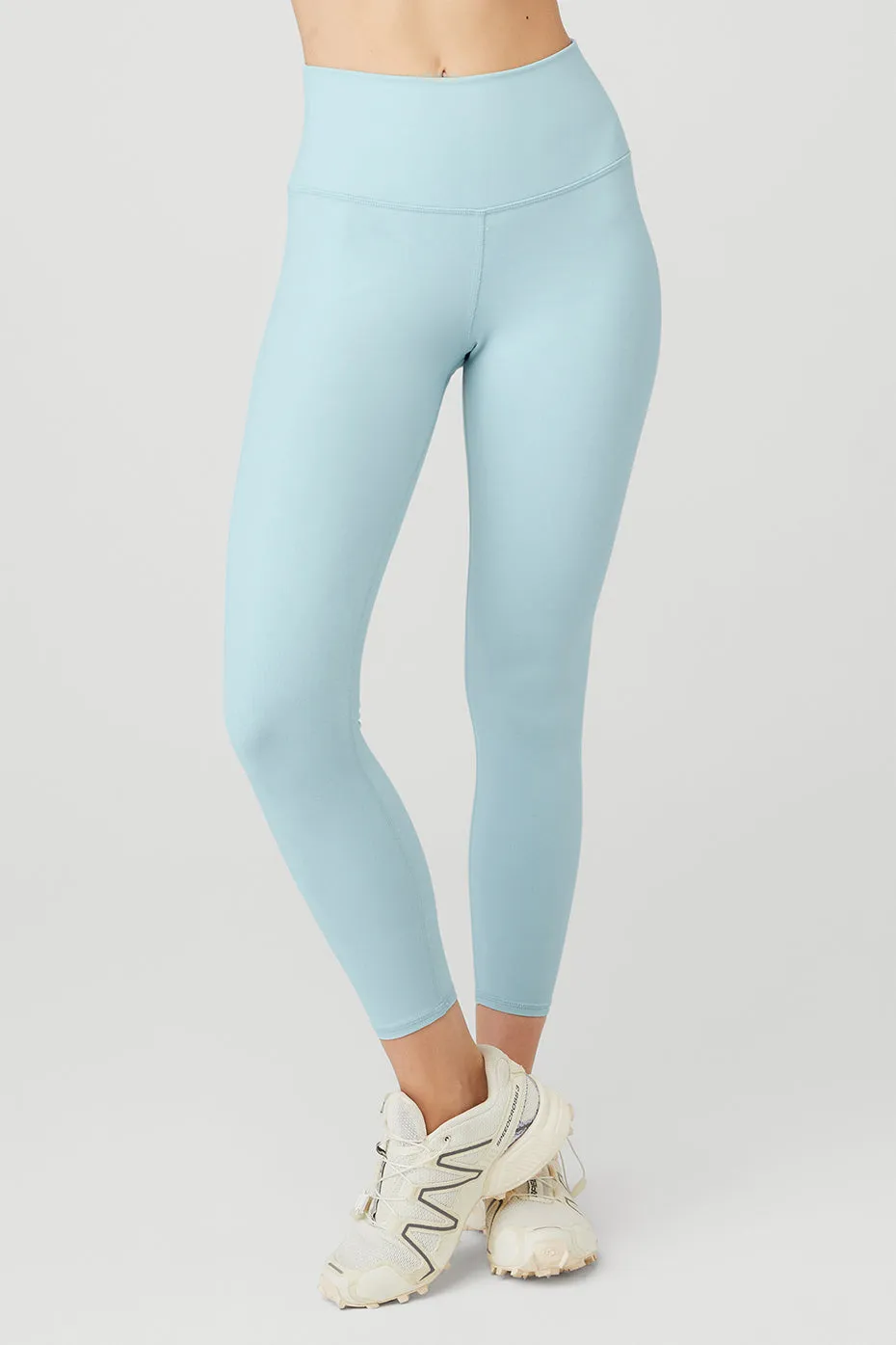 Airbrush Winter Warm High-Waist Nocturne Legging - Chalk Blue