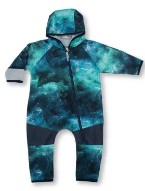 All-Weather Fleece Onesie - Surf