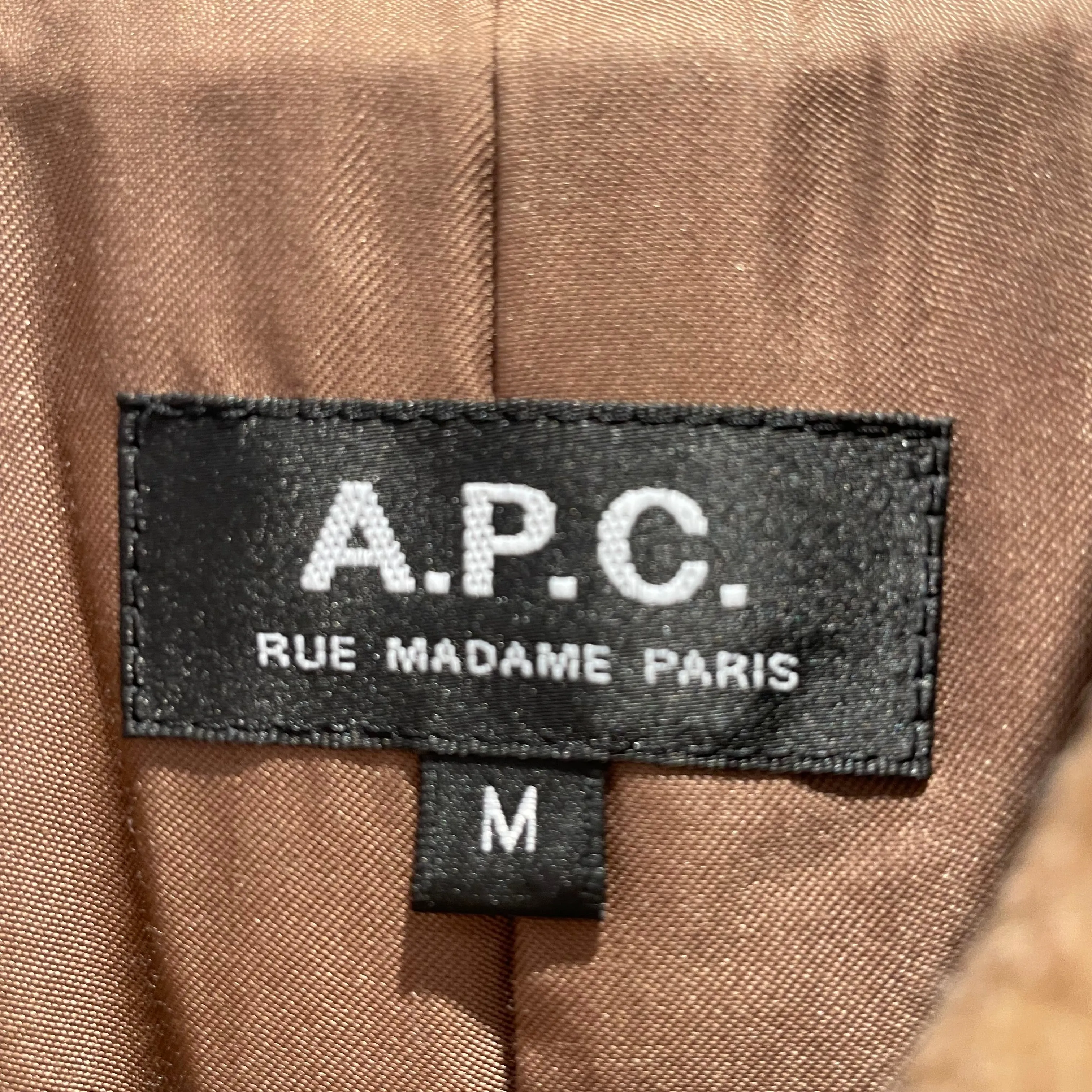 A.P.C./BalCollar Coat/M/Camel/Wool/