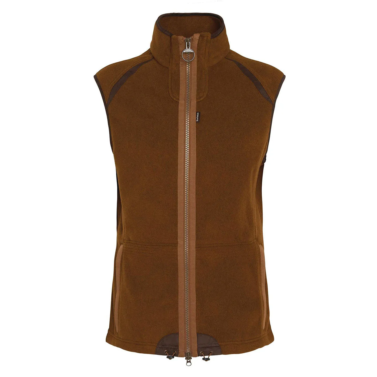 Barbour Langdale Fleece Gilet Rust Brown