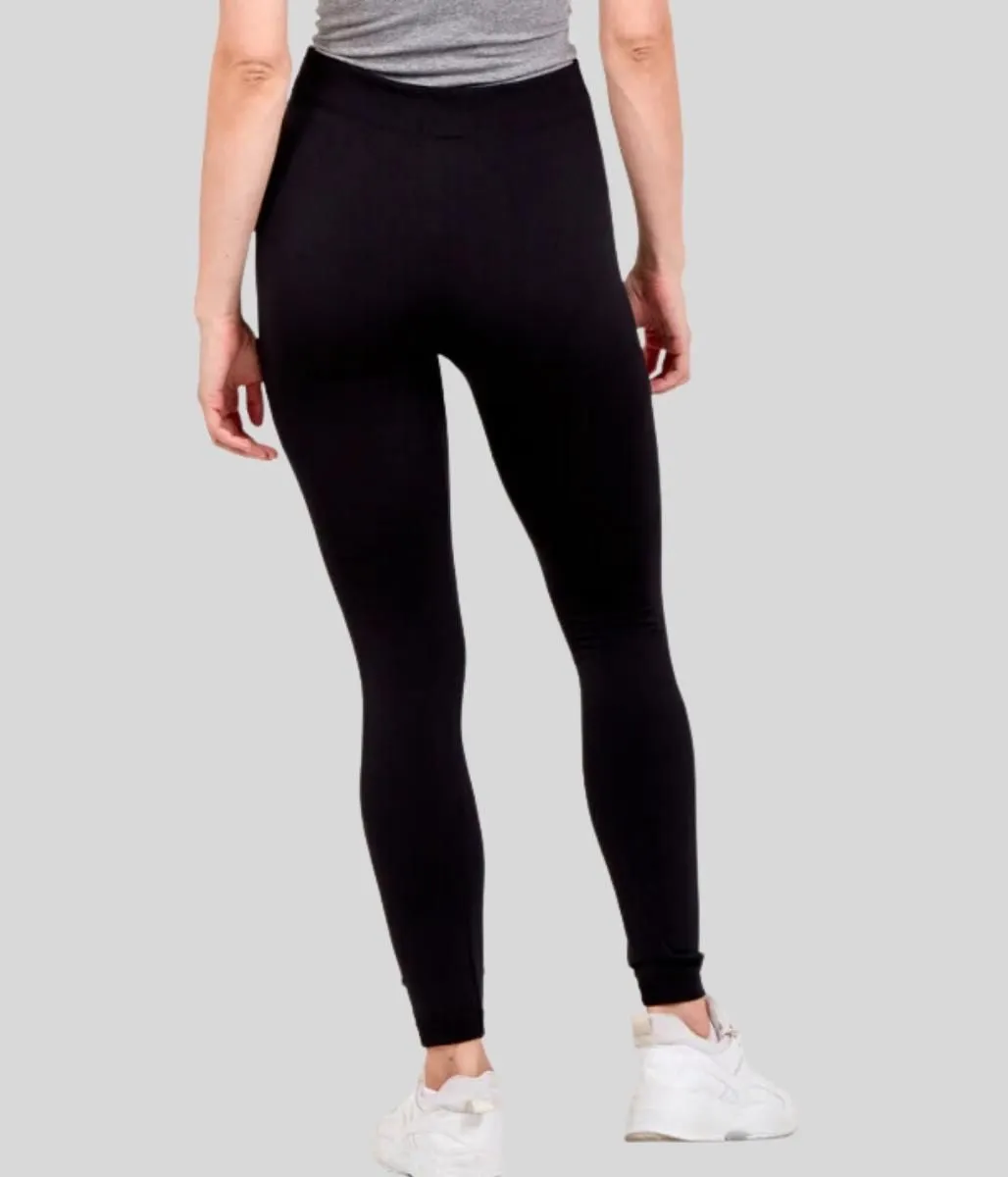 Black Fleece Lined Leggings