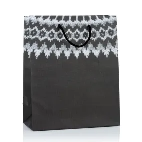 Black wool giftbag