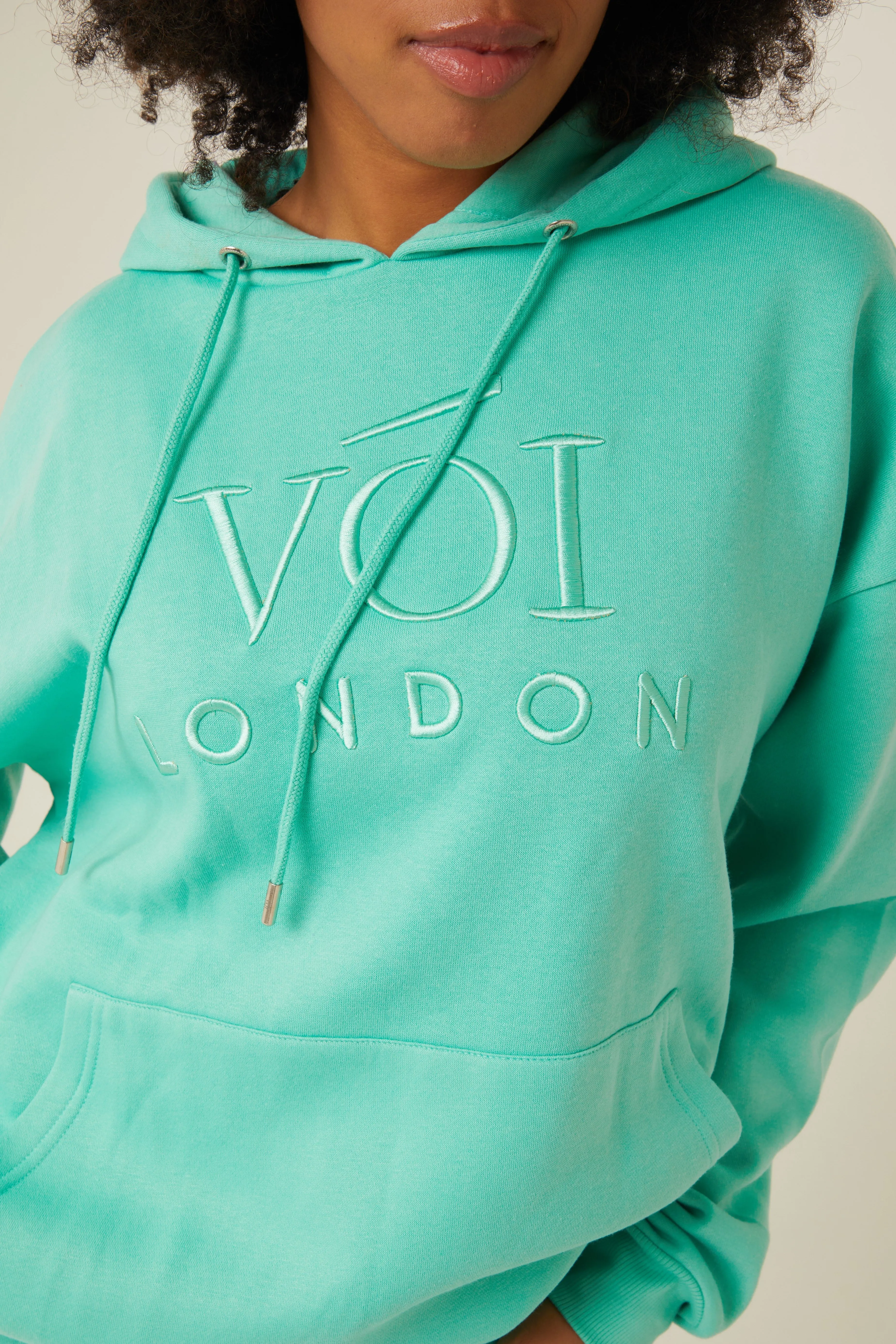 Chelsea Oversized Fleece Tracksuit - Aqua