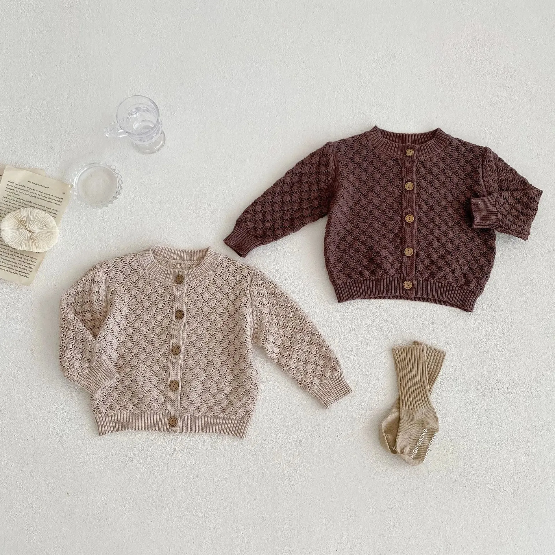 Children's Knitted Cotton Coat