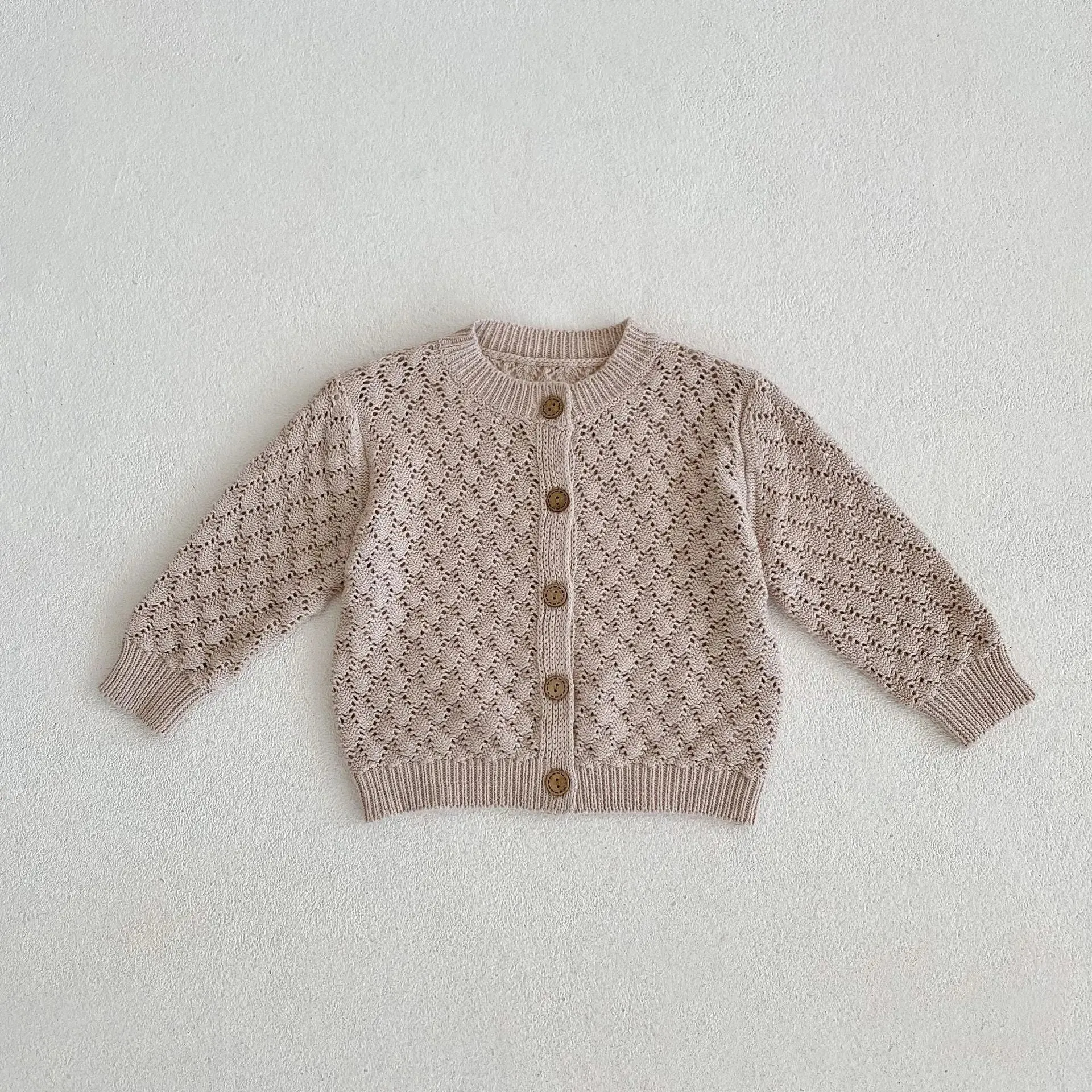 Children's Knitted Cotton Coat