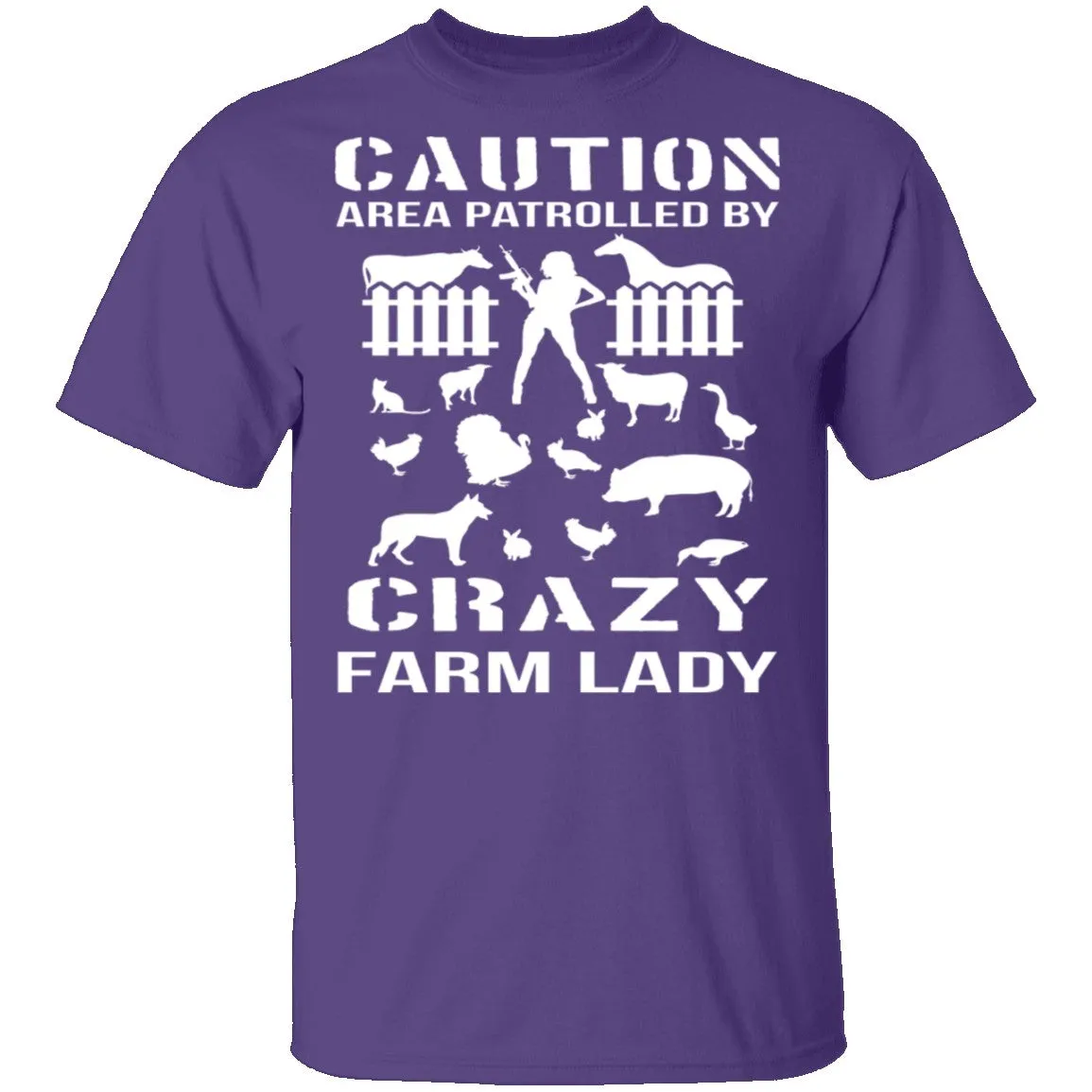 Crazy Farm Lady T-Shirt