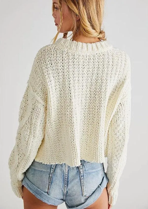 Cutting Edge Cable Pullover