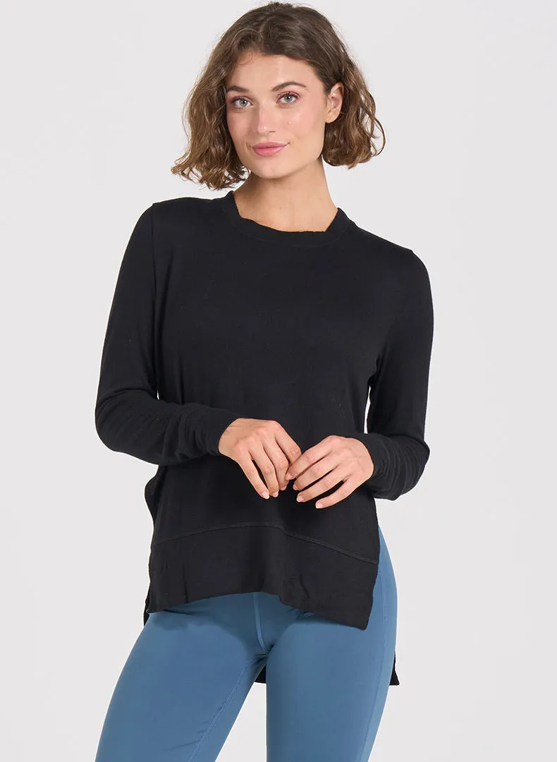 Daily Side Slit Pullover