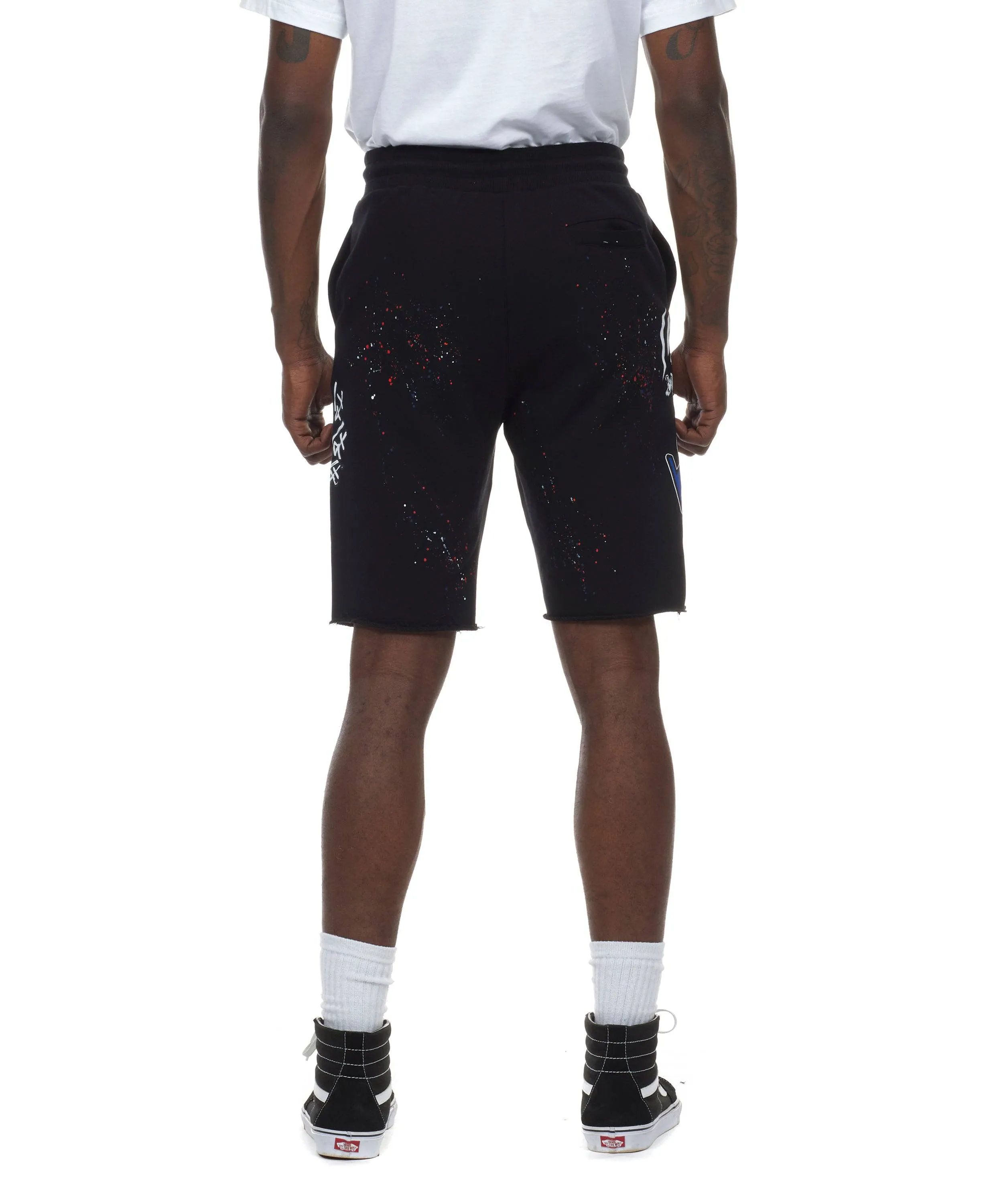 Demon Fleece Shorts - Black