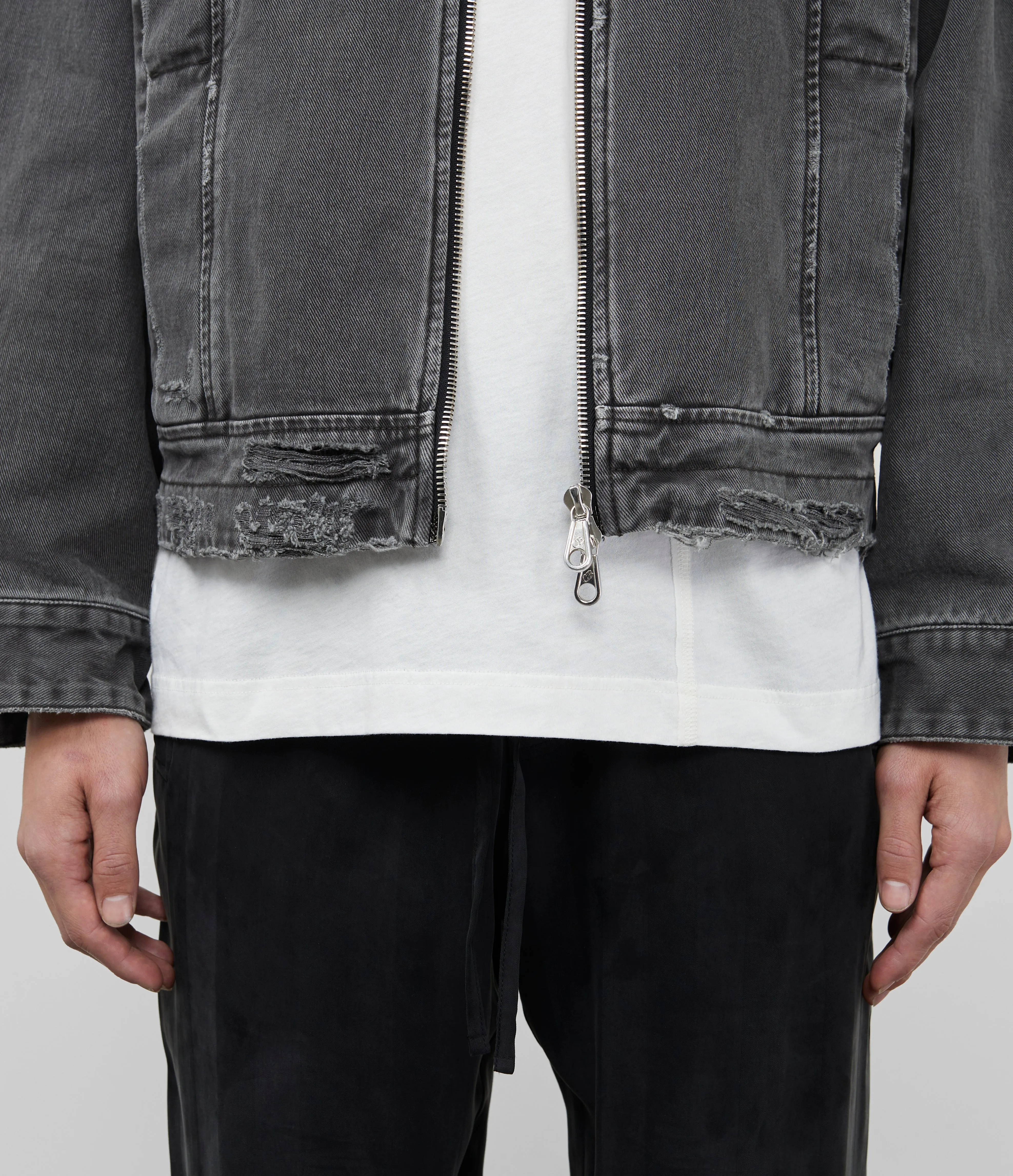 DISTRESSED CARPENTER JACKET