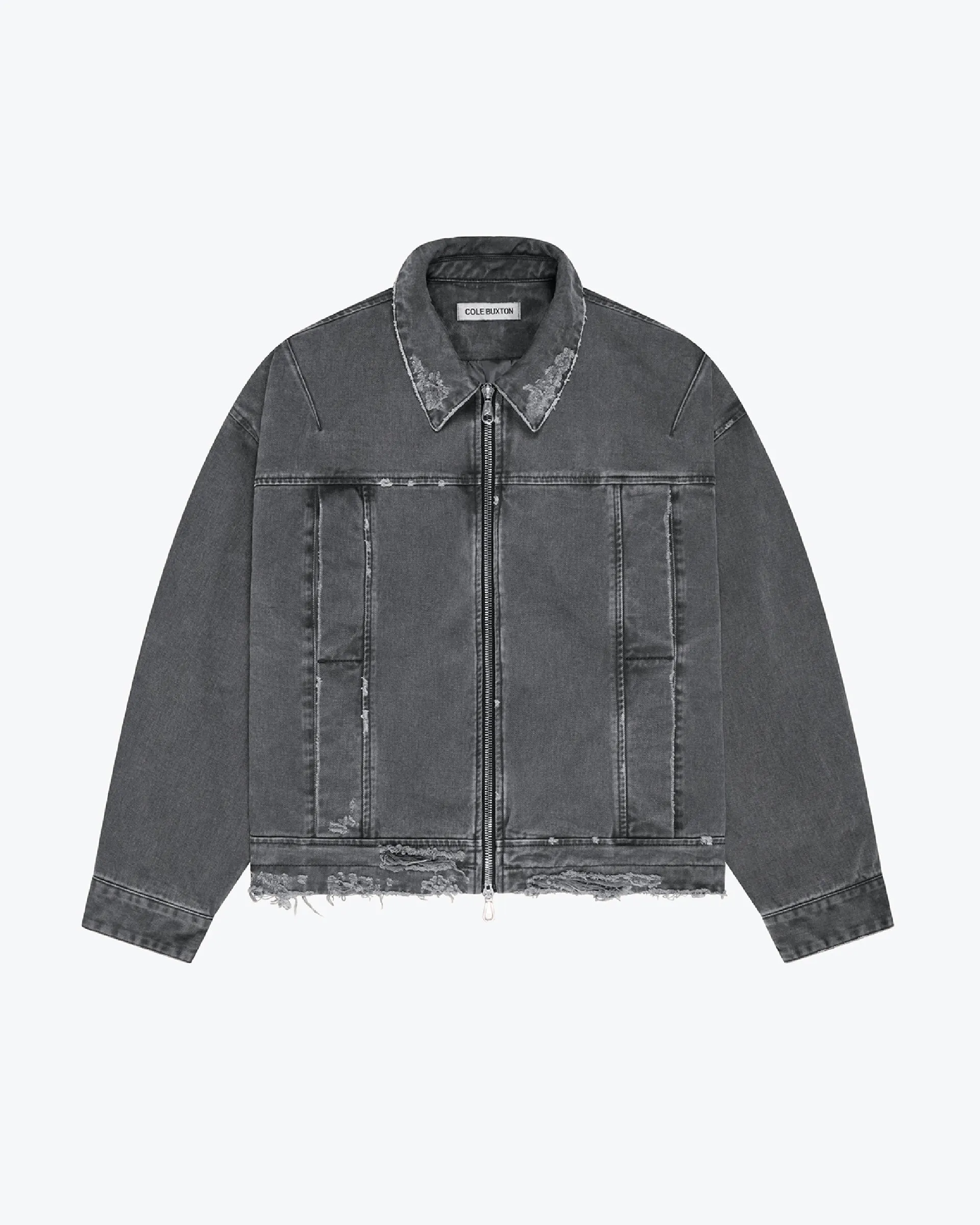 DISTRESSED CARPENTER JACKET