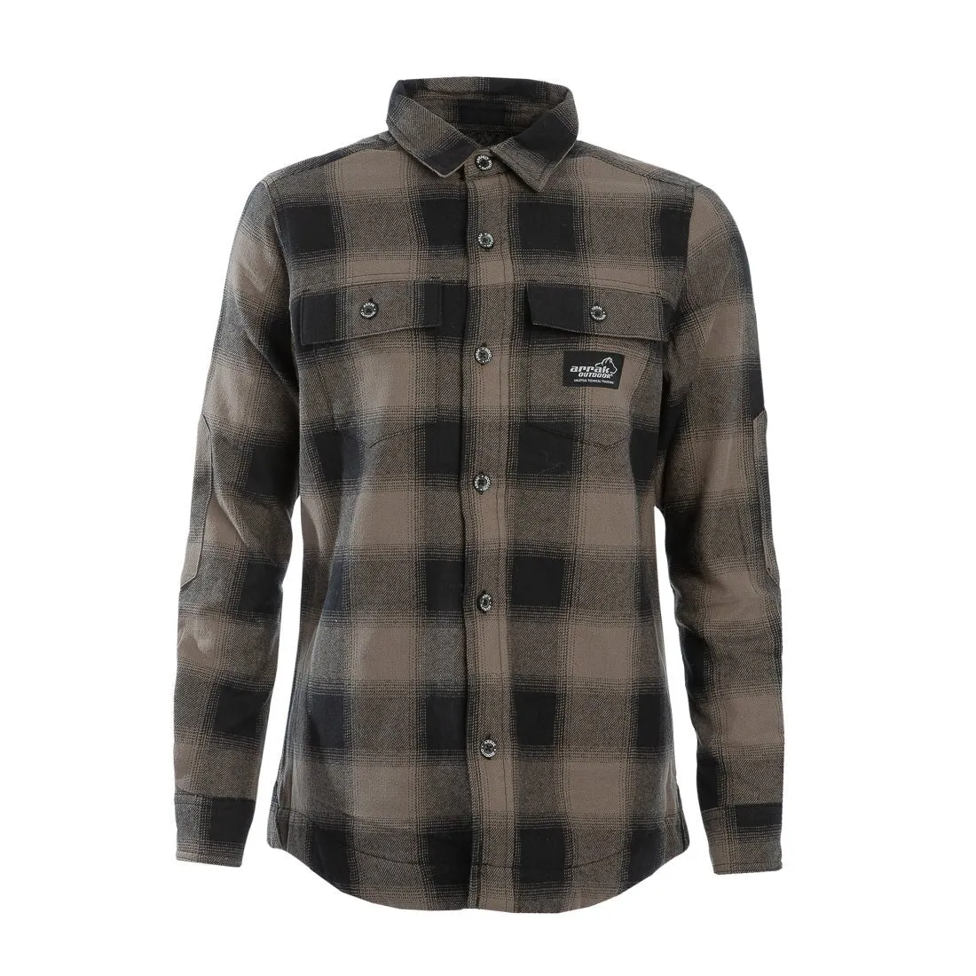 Flannel Insulated shirt Lady (Brown)