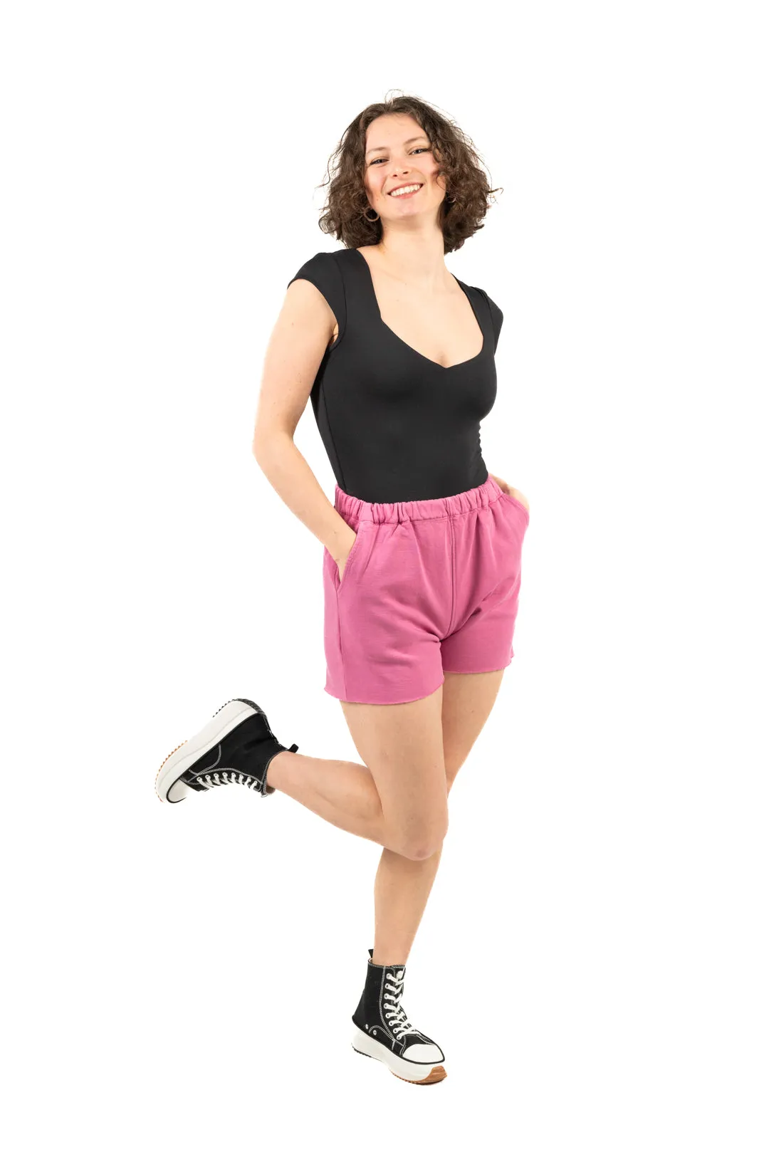 Fleece elastic short