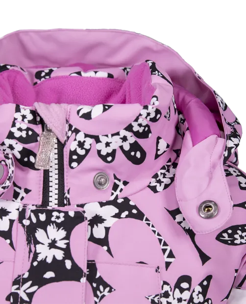 Girls Neato Winter Jacket-Pink Kabloom