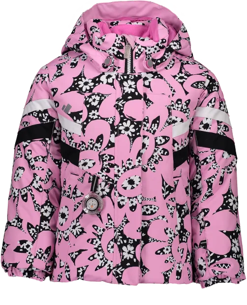 Girls Neato Winter Jacket-Pink Kabloom