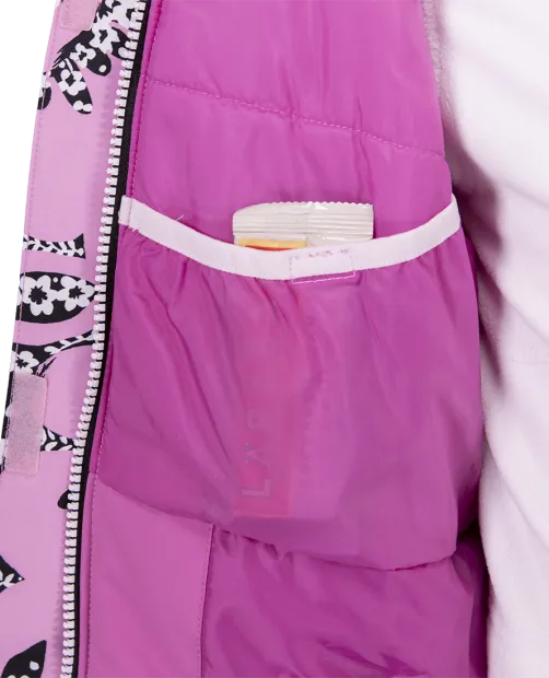 Girls Neato Winter Jacket-Pink Kabloom