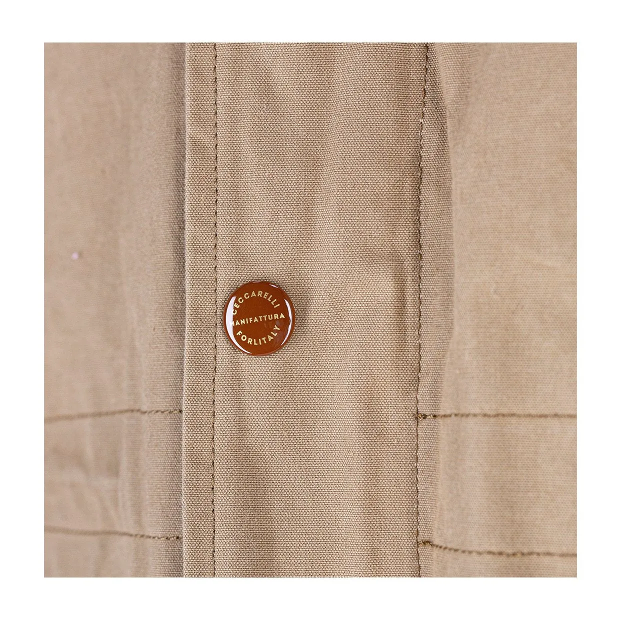 Giubbino Manifattura Ceccarelli Fisherman Parka Khaki