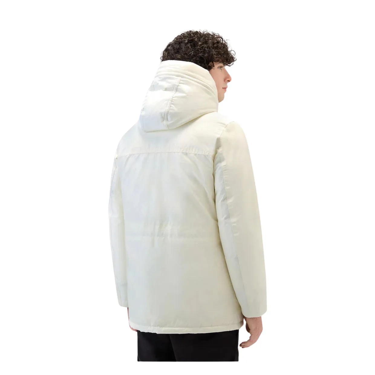 Giubbino Uomo Woolrich Ramar Arctic Parka Bianco