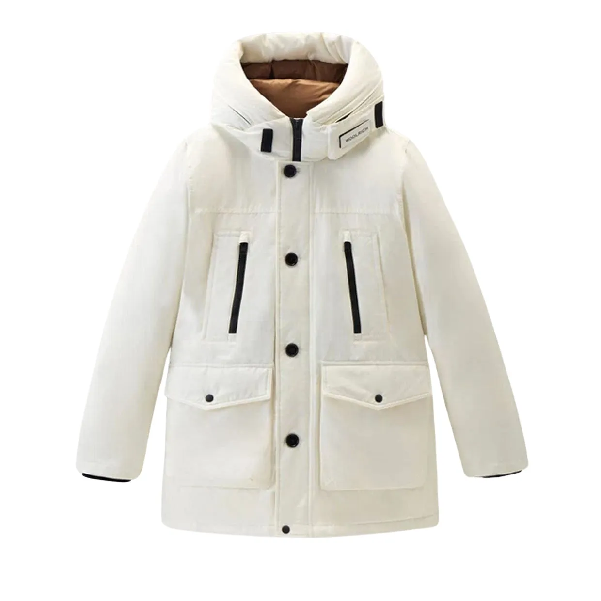 Giubbino Uomo Woolrich Ramar Arctic Parka Bianco