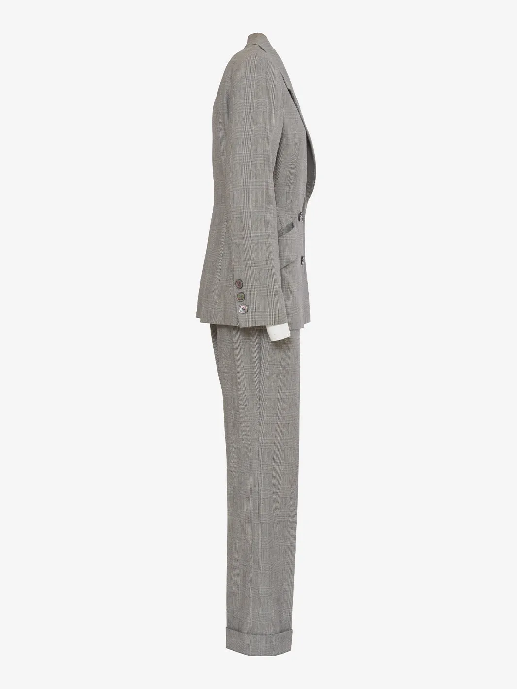 Grey wool suit