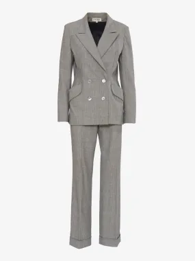 Grey wool suit