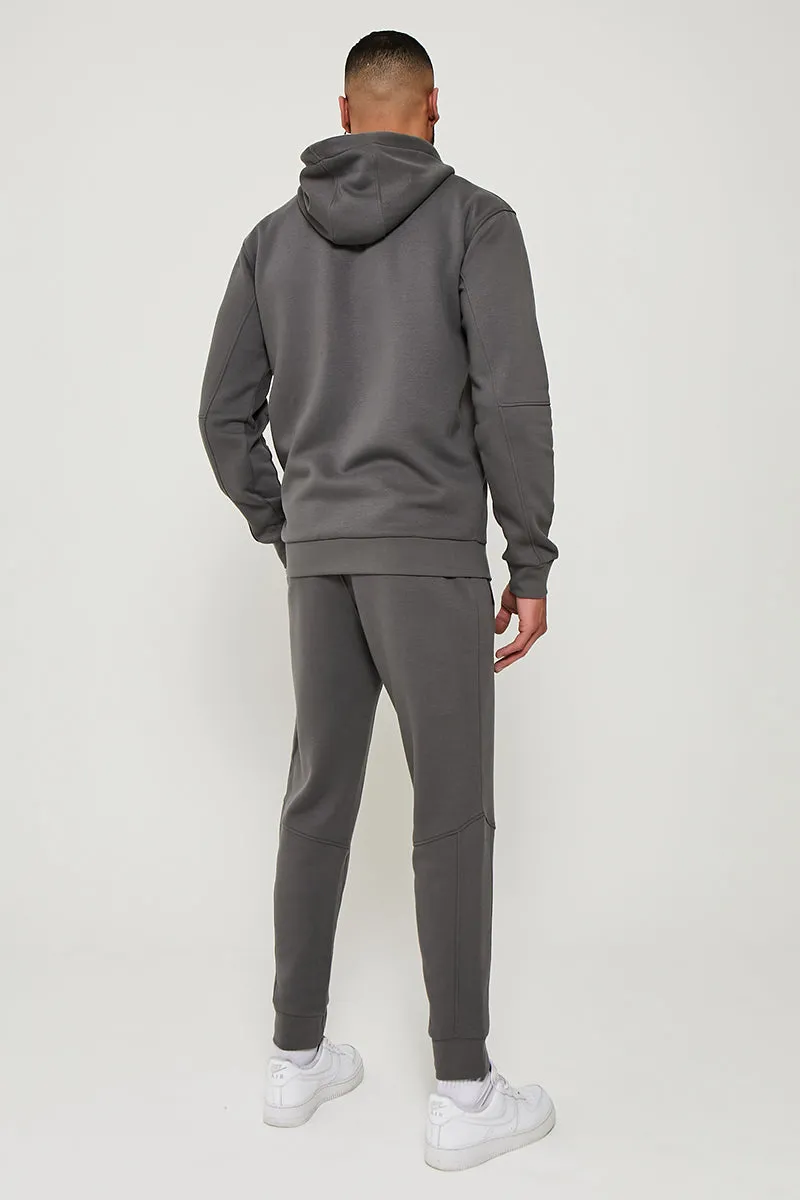 Guilford Fleece Tracksuit - Dark Grey