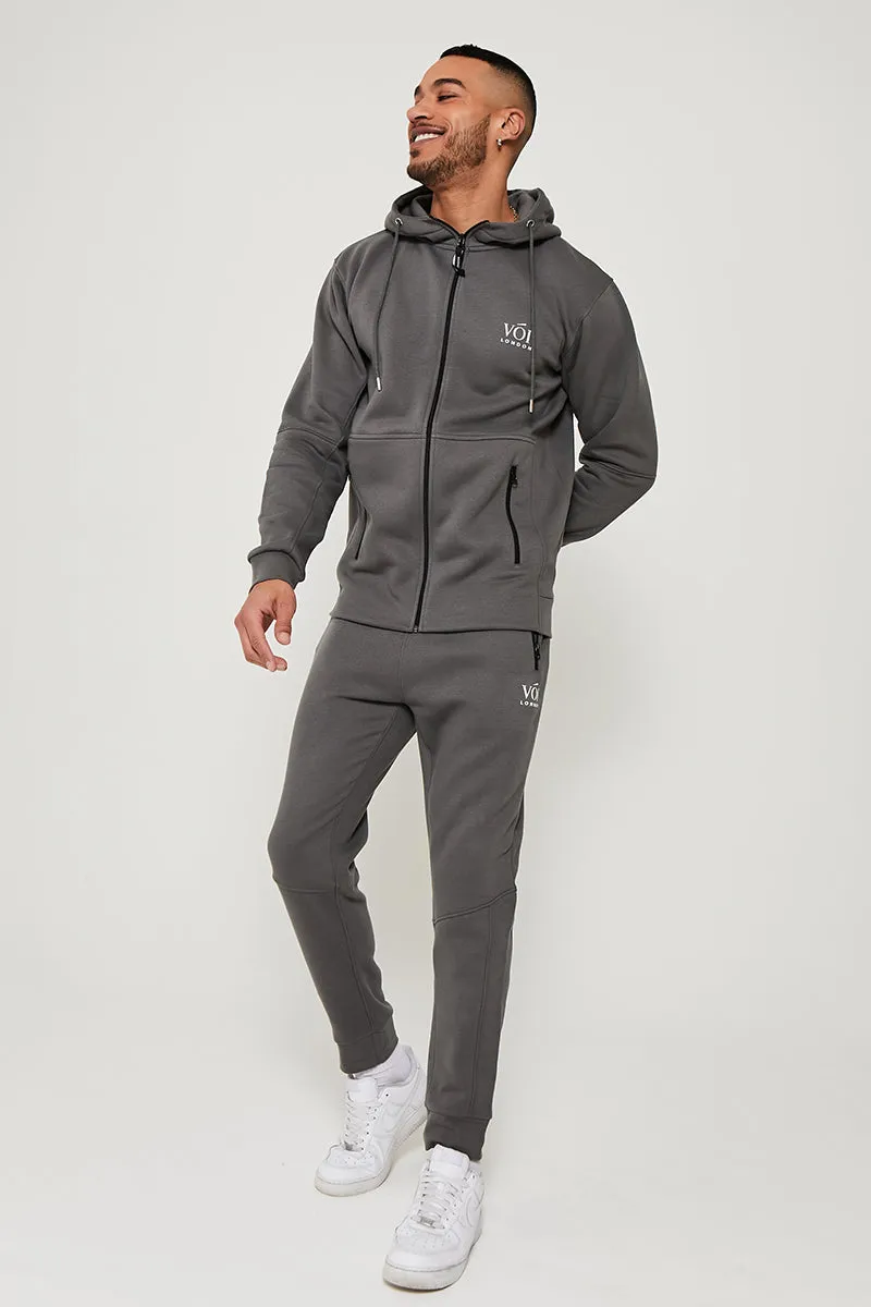 Guilford Fleece Tracksuit - Dark Grey