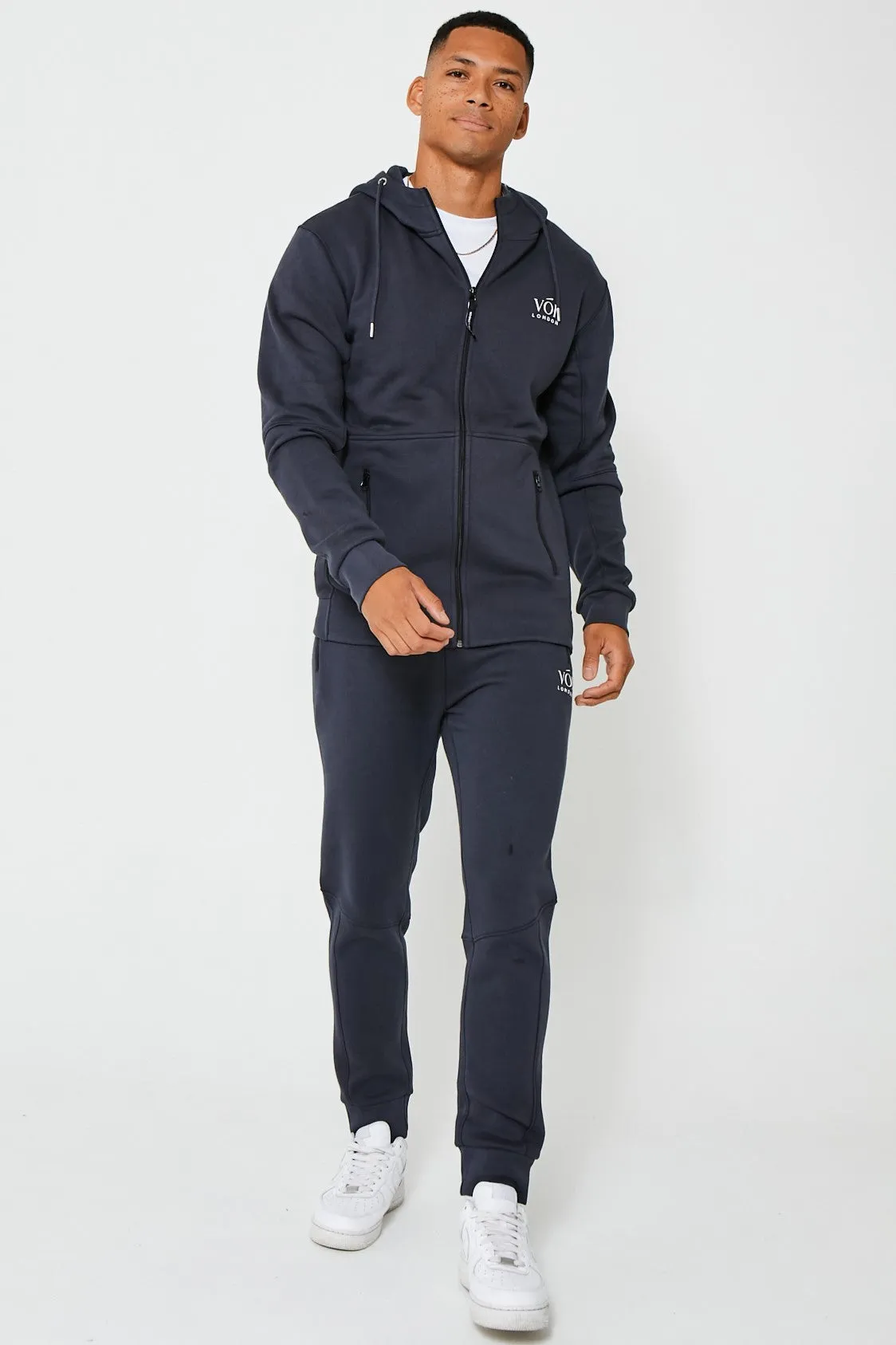 Guilford Fleece Tracksuit - Navy