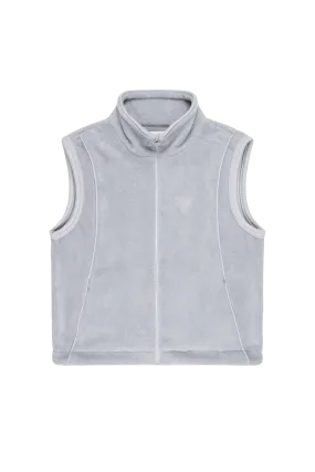 HEAVY HEART FLEECE VEST ULTIMATE GREY