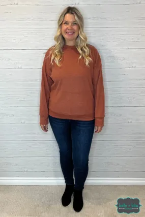 Hilary Pullover Sweater - Terracotta