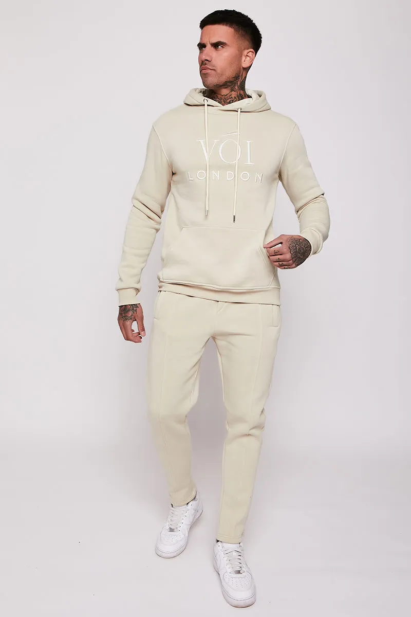 Holloway Road Fleece Tracksuit - Sand