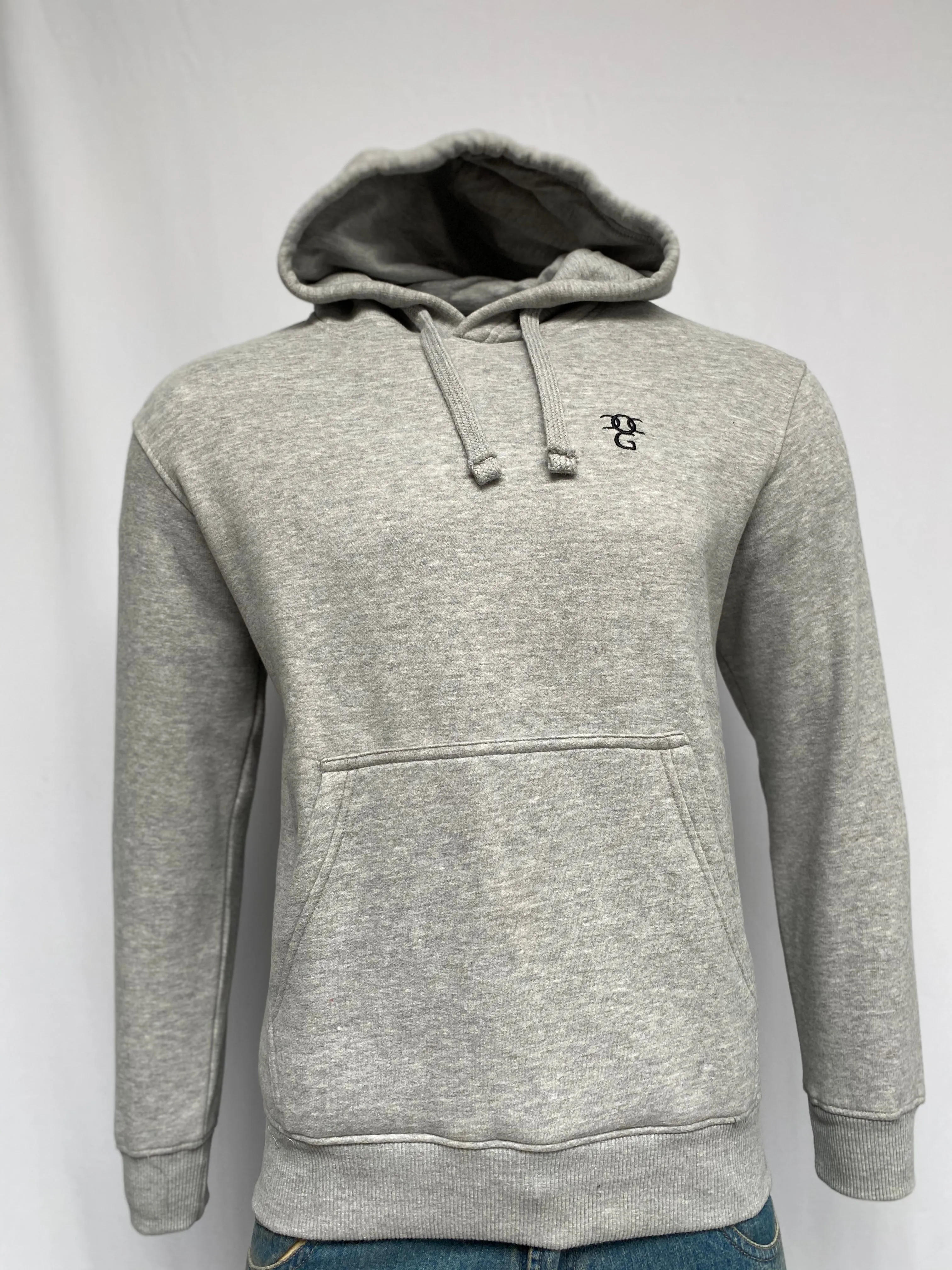 Hooded Pullover Light Grey Top