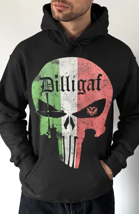 Italian Punisher Pullover Hoodie