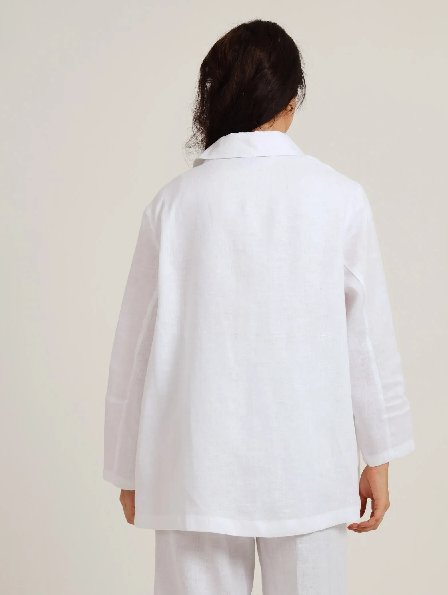 Jacaranda Jacket- White