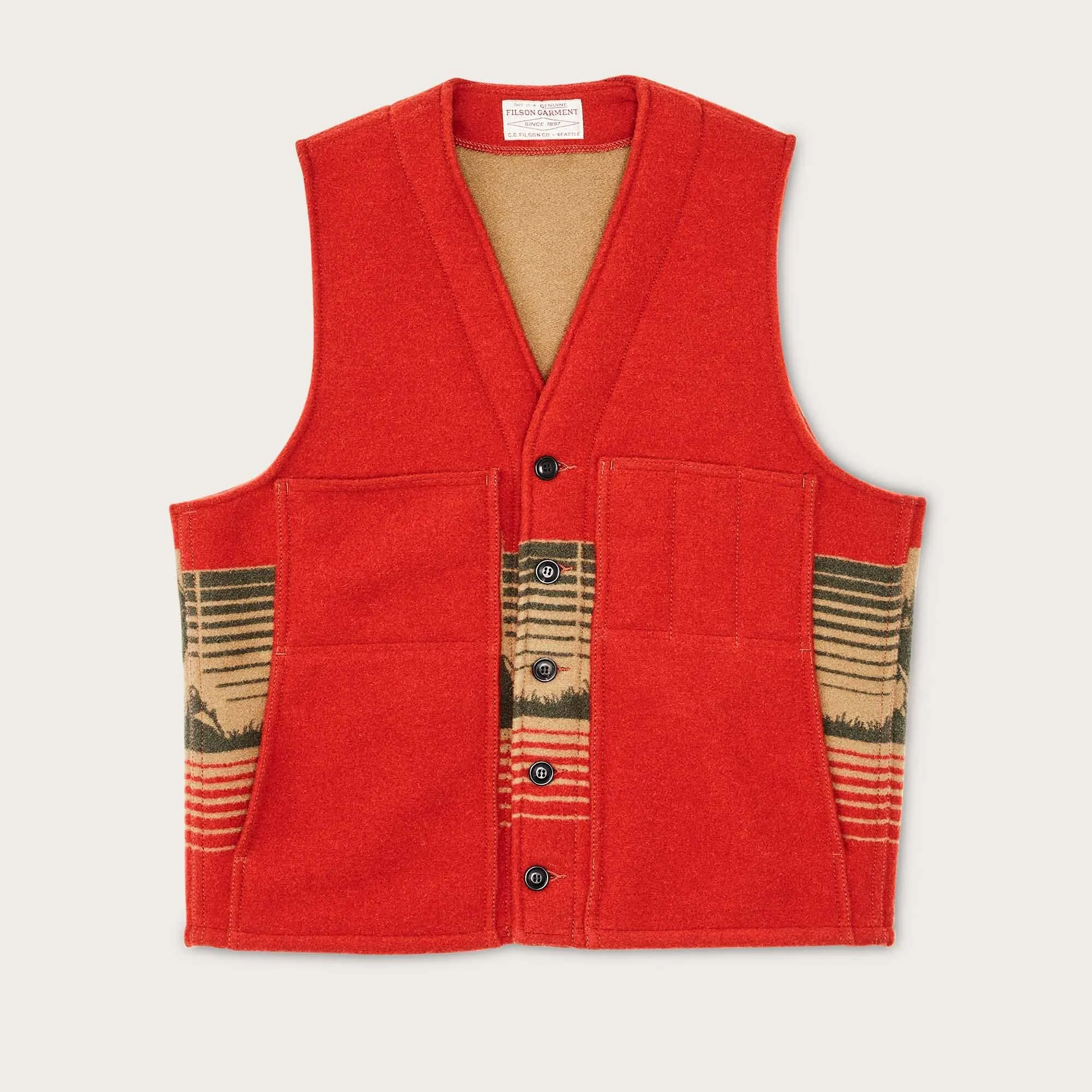 JACQUARD WOOL VEST