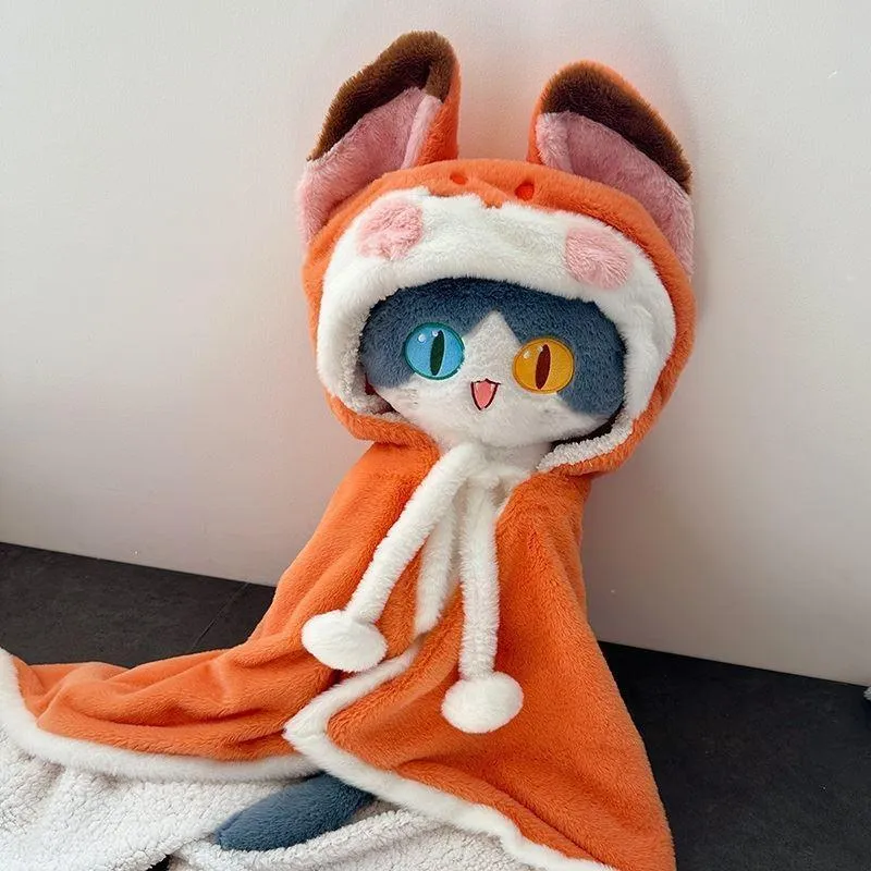 Kawaii Fox Fleece Winter Cape ME54