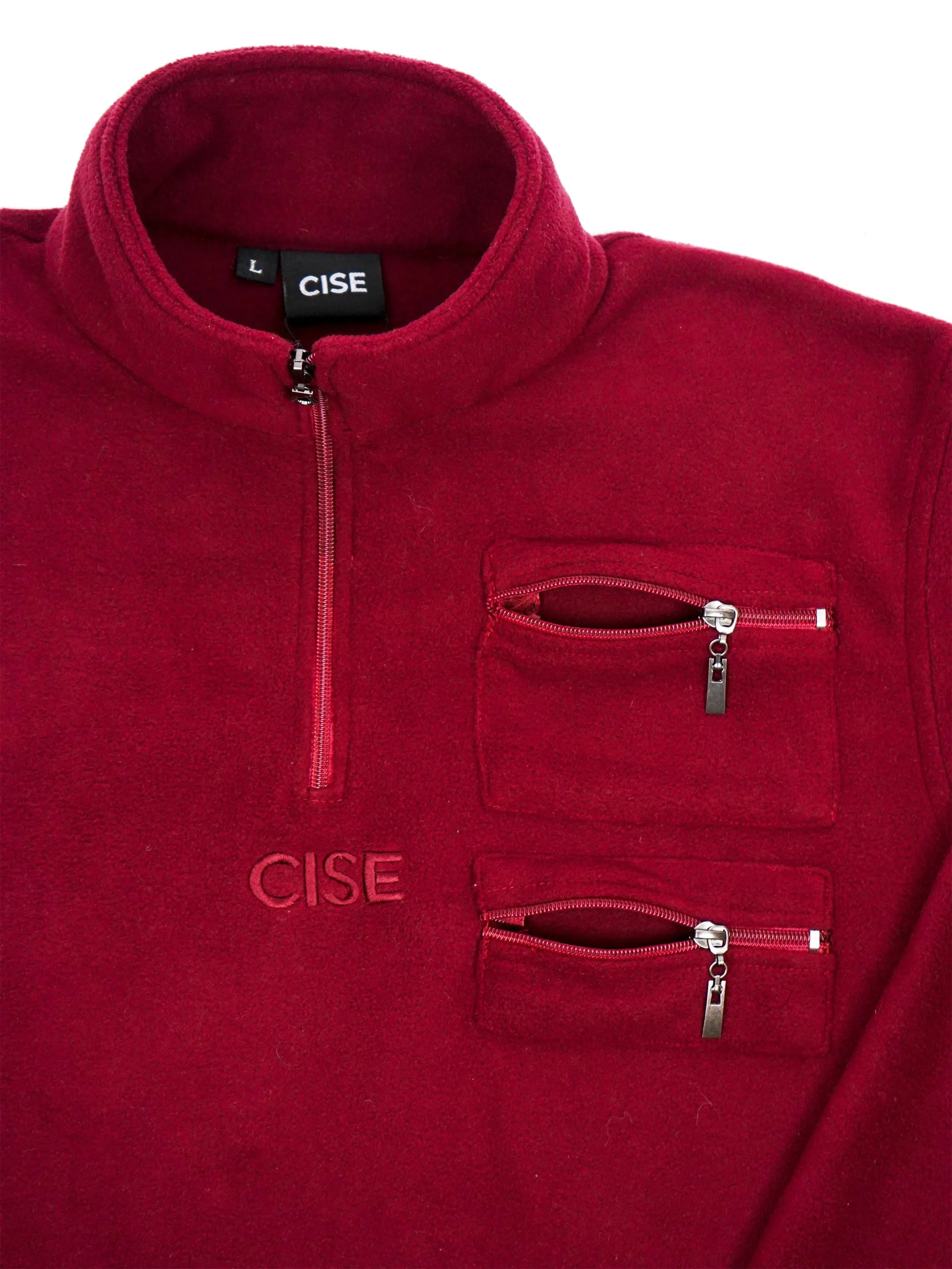 Kennedy Quarter-Zip Pullover (Merlot)