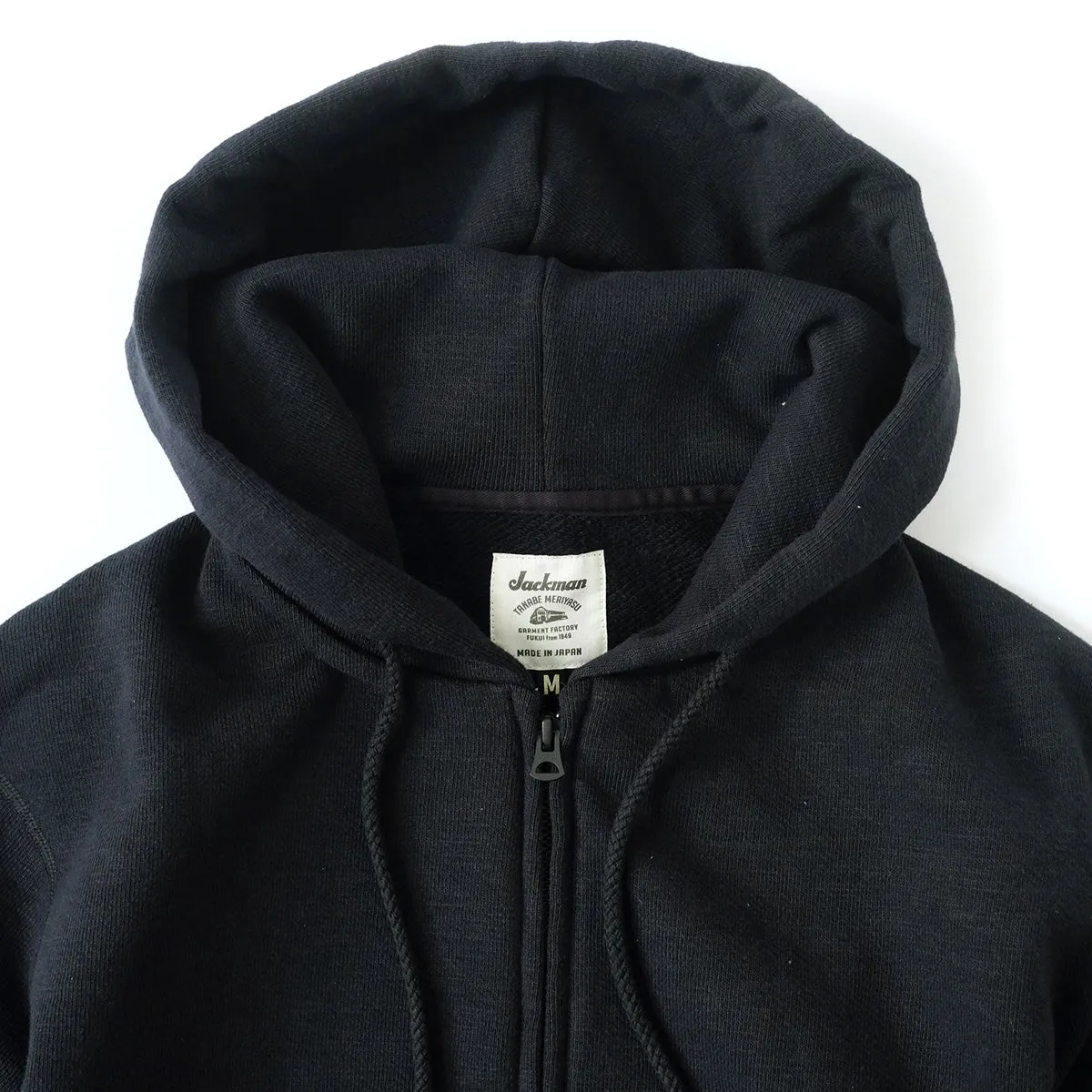 Knit Zip Parka - Black