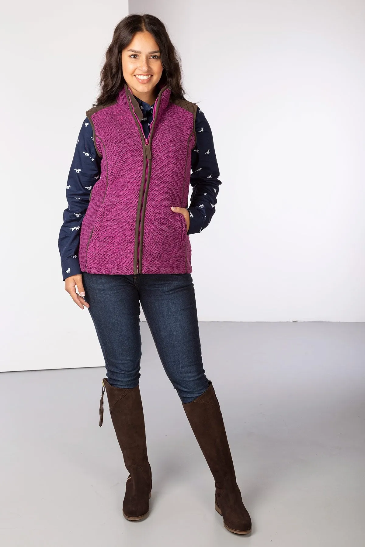 Ladies Fleece Gilet - Kilnsey