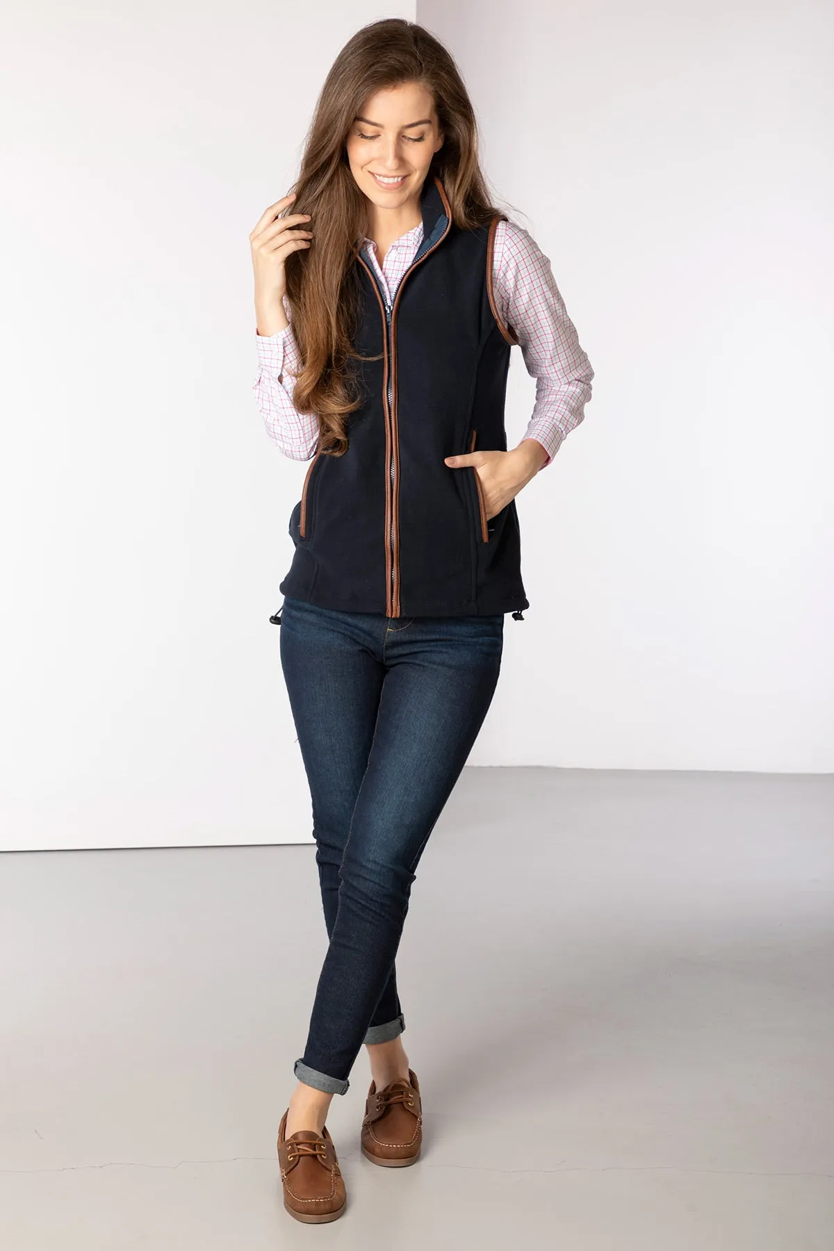 Ladies Fleece Waistcoat - Harpham