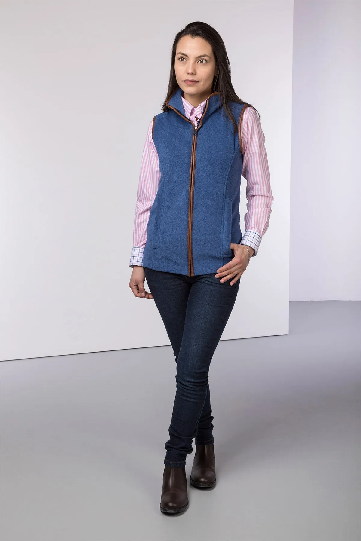 Ladies Fleece Waistcoat - Harpham